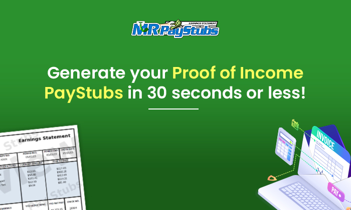 generate proof of income paystubs in 30 seconds